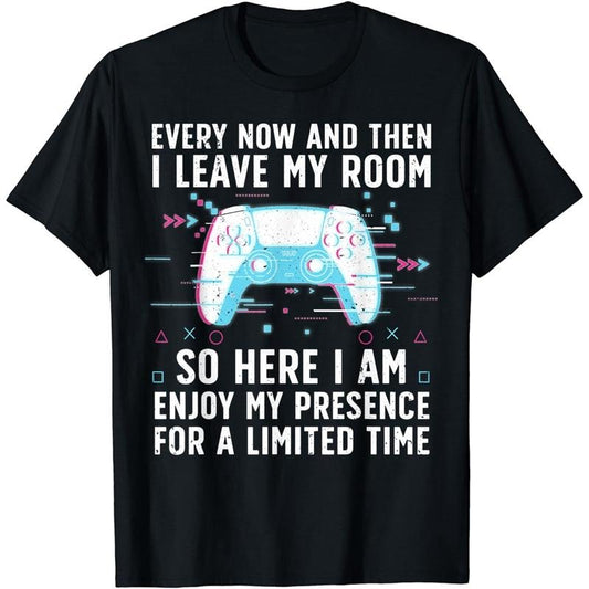 Funny Gamer Shirts, Special Gifts For Gamers, Funny Gamer Art For Men Women Gaming Gamer Video Game Lover T-Shirt Menswear Top Casual Classic