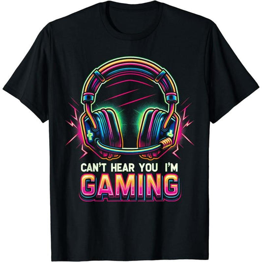 Funny Gamer Shirts, Special Gifts For Gamers, Funny Gamer Shirt for Boys Teens Men Video Gaming Graphic T-Shirt Menswear Top Casual Classic