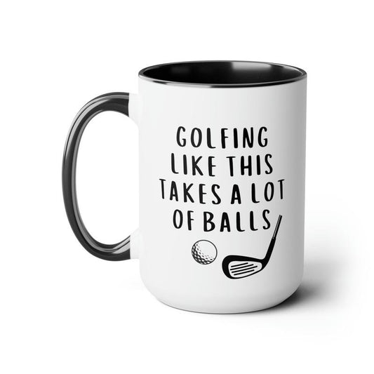 Funny Golfer Coffee Mug, Golf Gifts, Golf Mug, Golf Gift, Gift For Golfer, Lot Of Balls, Golf Lovers Gifts Mug, Novelty Coffee Mug, Gifts For Men Him, 11 15oz Ceramic Cup, Gifts For Men