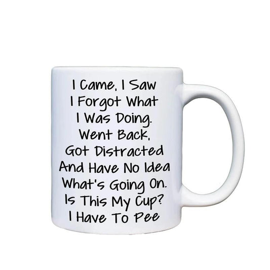 Funny Grandma's Wandering Mind Mug, I Came I Saw I Forgot What I Was Doing Mug, Work Mug, Grandma Gift From Grandkid Mug, Novelty Coffee Mug, 11 15oz Ceramic Cup, Gifts For Birthday Mothers Day Christmas