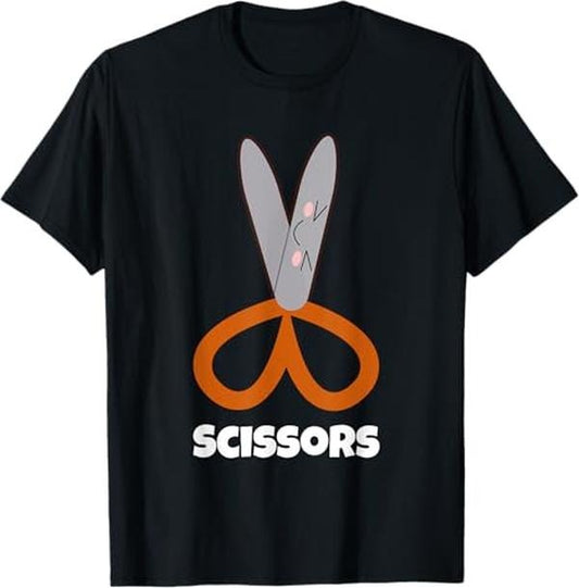 Funny Halloween Shirts For Men, Rock Paper Scissors Shirt Funny Group Halloween Costumes T-Shirt Menswear - Available from size S to 5XL