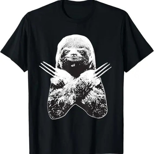 Funny Halloween Shirts For Men, Sloth Slotherine Halloween Costume Graphic Fighting T-Shirt Menswear - Available from size S to 5XL