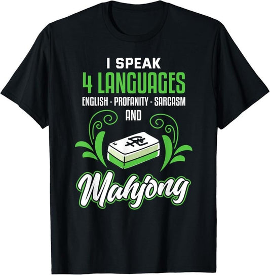 Funny Mahjong Shirt Sarcastic Game Mahjong Player T-Shirt