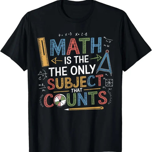 Funny Math Teacher Mathematician Subject Mathematics Joke T-Shirt