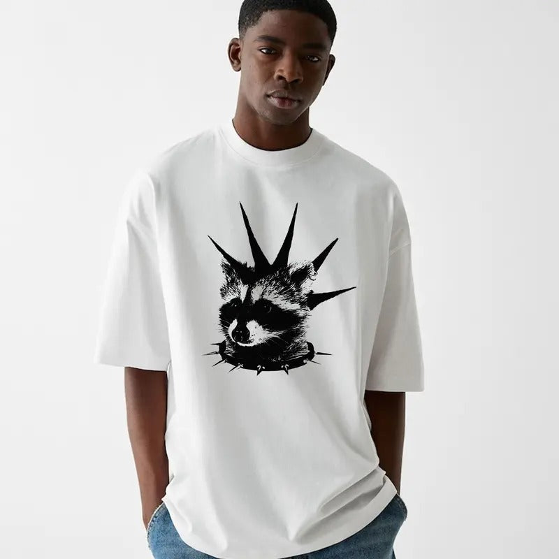 Funny Meme Raccoon Shirt, Sarcastic Raccoon Merch, Unisex Mental Health Shirt, Gift For Opossum Lover, Retro Trendy Unisex Classic Cotton Gift