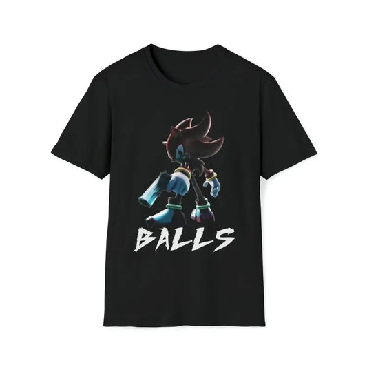 Funny Meme Shirt, Balls Shadow the Hedgehog Tee, Gift Unisex T-Shirt Casual Classic