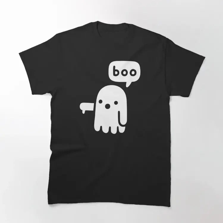 Funny Meme Shirt, Ghost Of Disapproval Classic T-Shirt Casual Fabric