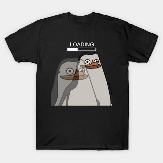 Funny Meme Shirt, Loading. Penguin. Tee, Gift Unisex T-Shirt