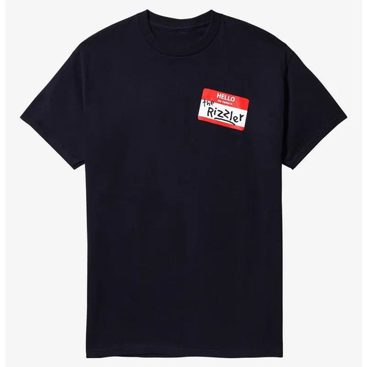 Funny Meme Shirt, The Rizzler Name Tag T-Shirt By Goodie Two Sleeves Casual Classic