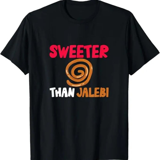 Funny Meme Shirts For Men, Sweeter Than Jalebi Sarcastic Funny Meme T-Shirt Menswear Top