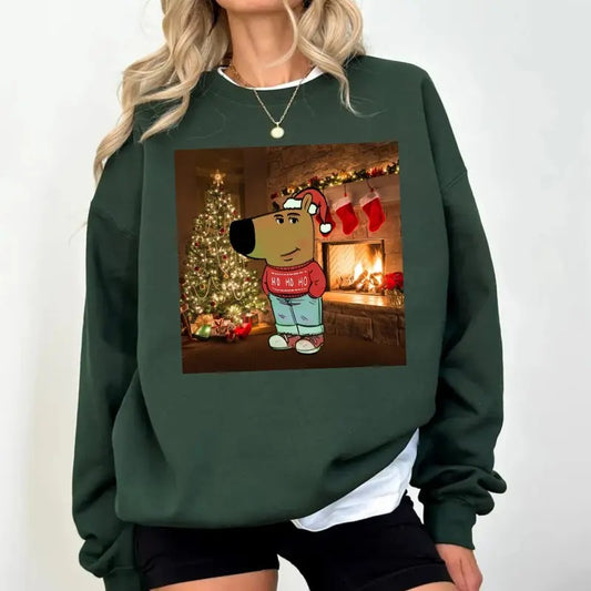 Funny Meme Tshirt Sweatshirt Hoodie, Chill Guy Christmas Shirt, Stupid White Elephant Gift Shirt, Christmas Gift, Unisex Sweater Pullover Tee