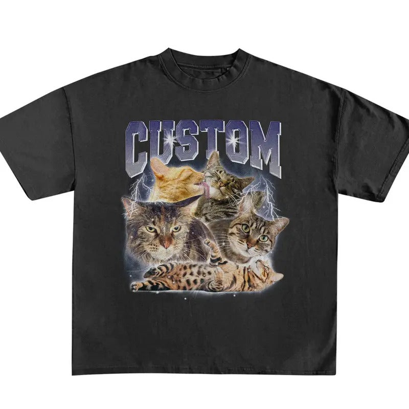 Funny Meme, Custom Bootleg Rap Pet Shirt, Retro Custom Pet Tee, Vintage Graphic 90s Shirt Gift