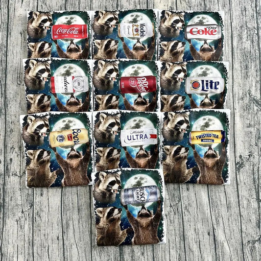 Funny Meme, Three Raccoons Drinks Collection Vintage Sweatshirts, Moon Sweatshirt, Raccoon Lovers, Funny Raccon, Unisex Comfort Merch, Raccoon Gifts