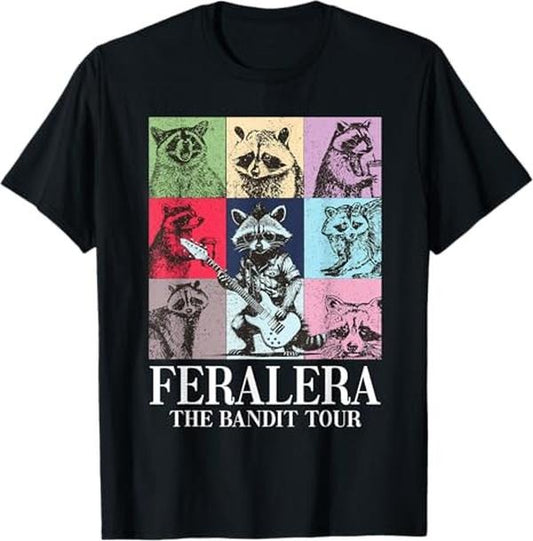 Funny Raccoon Shirt, Funny Feral Era Cute Raccoon Funny T-Shirt For Men - Available from size S to 5XL Vintage Raccoon