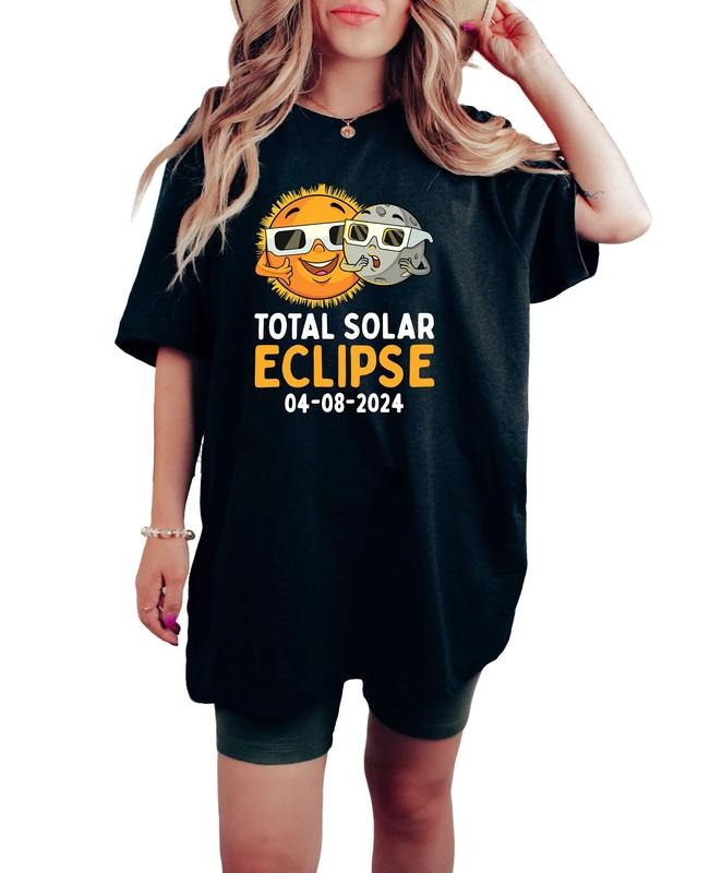 Funny Solar Eclipse T Shirt, April 8th 2024 Shirt, Astronomy Shirt, Celestial T Shirt, Eclipse Shirts, Total Solar Eclipse, Unisex T-Shirt, Gifts For Eclipse Lovers, Short Sleeve Tee Shirt, Gifts For Birthday Fit Top