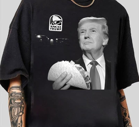 Funny Trending Taco bell Truump Meme Graphic Tees T-Shirt Perfect Gift for Fans Vintage Tee for Fans