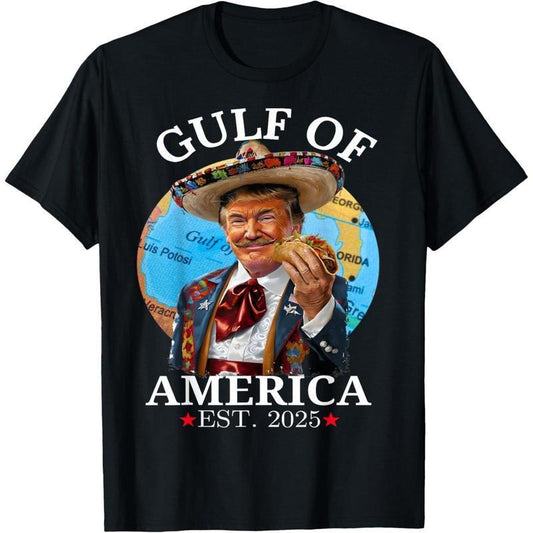Funny Trump Gulf Of America 2025 Trump Merchandise T-Shirt, Graphic Tee For Men, For Women