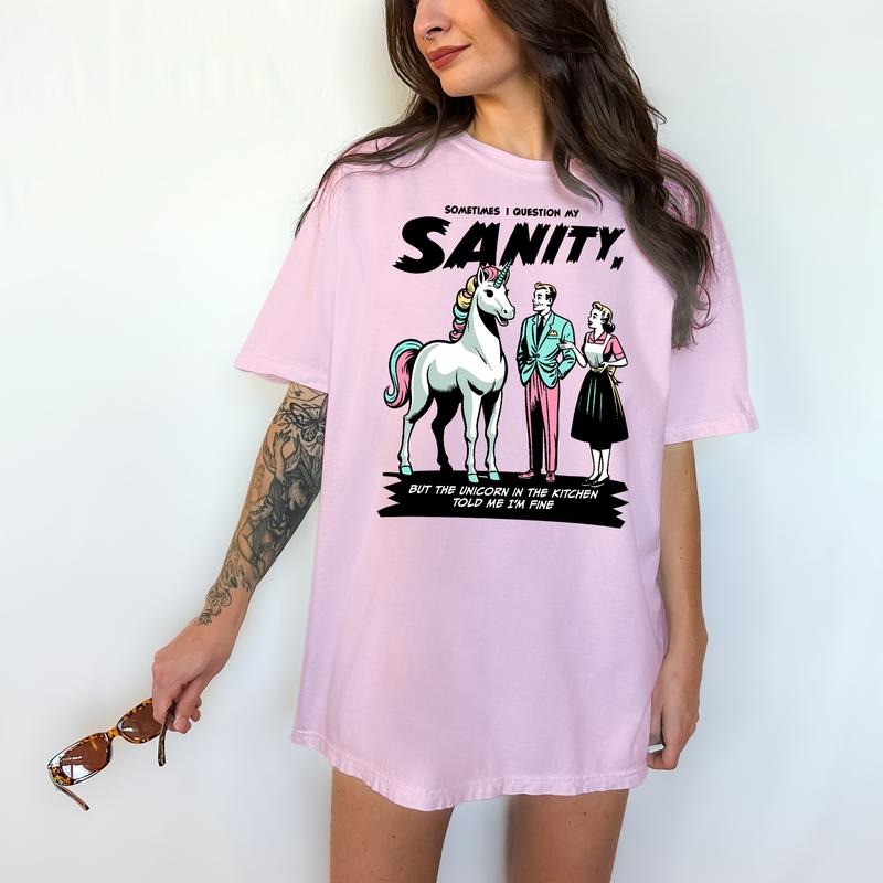 Funny Unicorn - T-Shirt, Unisex T-Shirt, Funny Tee, Comfortable Shirt