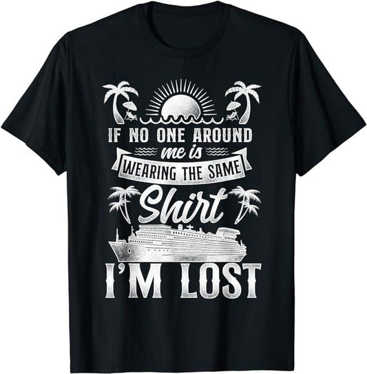 Funny Vacation Shirt, Cruise Ship Vacation Friends Buddies Family Vintage If No T-Shirt Menswear Casual Cotton