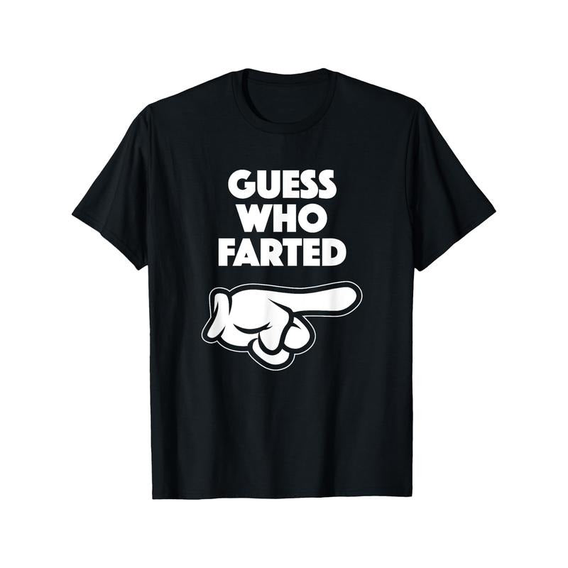 Funny Who Farted T-Shirt This Guy Farted Shirt Selected pure cotton interesting design DIY short sleeve t-shirt for men, soft and breathable, suitable for all seasons, comfortable, casual and sports, Halloween and Christmas gifts made in usa
