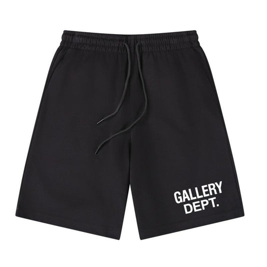 GALLERY DEPT Pure cotton shorts classic style letter LOGO printed casual shorts men and women beach pants couple all-match shorts