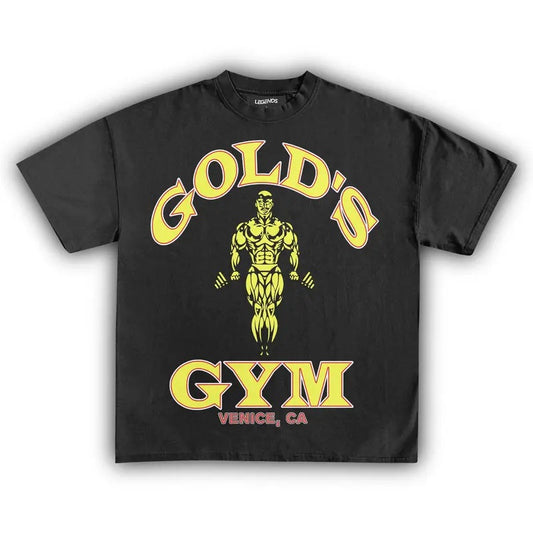 GOLD'S GYM VENICE BEACH VINTAGE TEE_1  Tshirt Streetwear Tshirt Streetwear