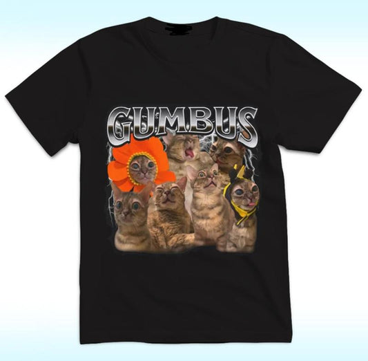 GUMBUS Cat Funny Shirt Classic Cotton