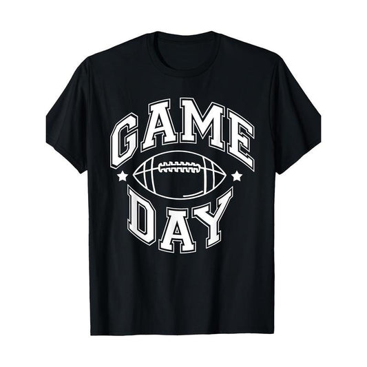 Game Day Football season Fun Men Women Team Sports Retro T-shirt, men's T-shirt Made in USA