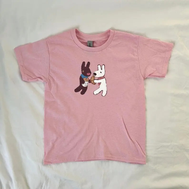 Gaspard and Lisa Baby Tee, Vintage, 90s style Baby Tee, y2k clothing, Pinterest, streetwear, ahs style, nostalgic, Friends Forever, Coquette