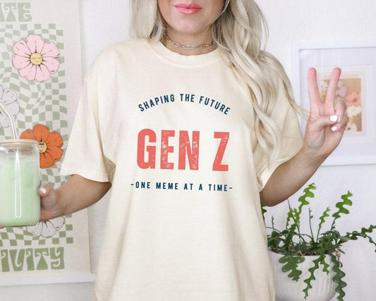 Gen Z Vintage Tee, Classic Funny shirt, Aesthetic Gen Z apparel, Meme shirt for Gen Z, Retro Vintage tee
