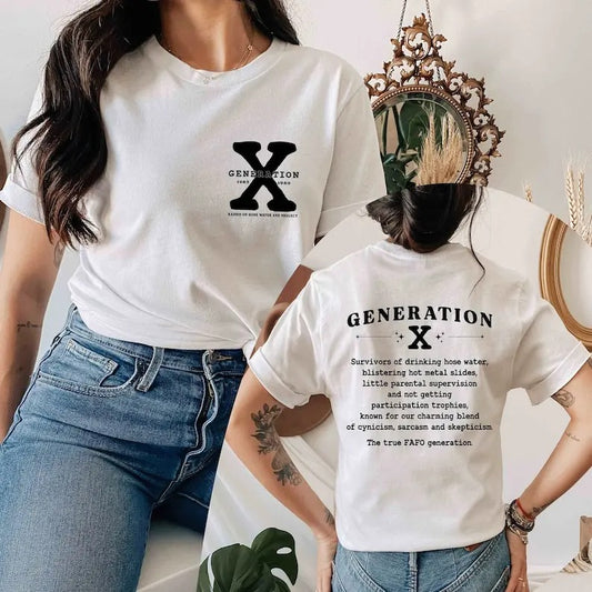 Generation X Gen Shirt, Raised On Hose Water And Neglect T-Shirt, Funny Hose Water Shirt, Sarcastic Generation T-Shirt, Raised Neglect