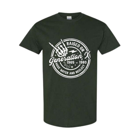 Generation X T-Shirt, Gen X TShirt, Generation X Shirt Cotton Fit, Full Color, Full Size Classic Menswear