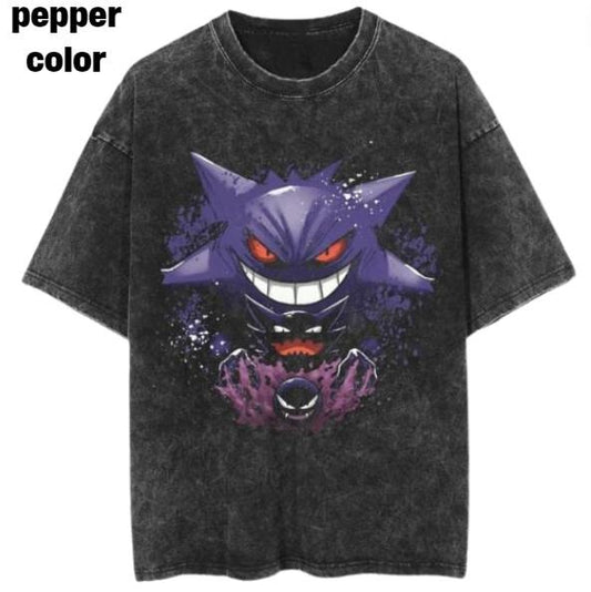 Gengar Dark Pulse Vintage Tee, Gengar T-Shirt, Pokemon Graphic Tees, Sweatshirt, Unisex Anime Shirt Menswear Womenswear Streetwear