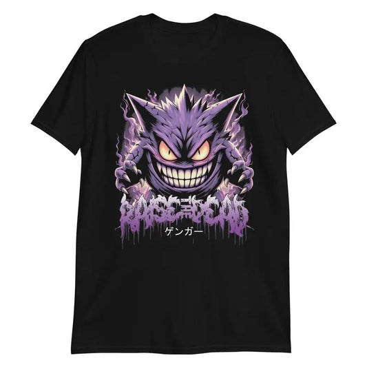 Gengar Horror T-Shirt Vintage Tee, Gengar Shirt, Pokemon Gengar shirt, gift for him for her top menswear