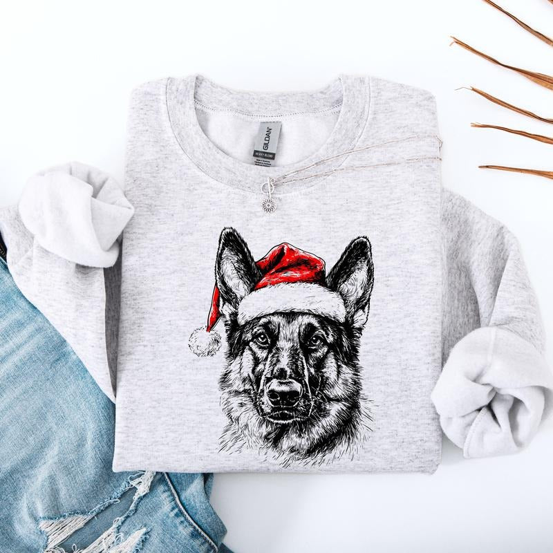 German Shepherd, Dog Lover Apparel, Pet, Dog Breed, Cute Sweatshirt, Crew Neck, Women's, Crewneck