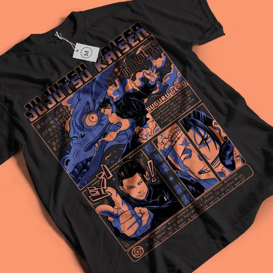 Geto Anime Manga Shirt, Jujuuutsu Kaisen Anime Shirt Anime Lovers Shirt Round Neck Cotton