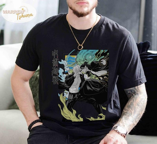 Geto Suguru x Gojo Satoru JJK Shirt, Suguru Satoru Shirt, Anime Unisex Shirt