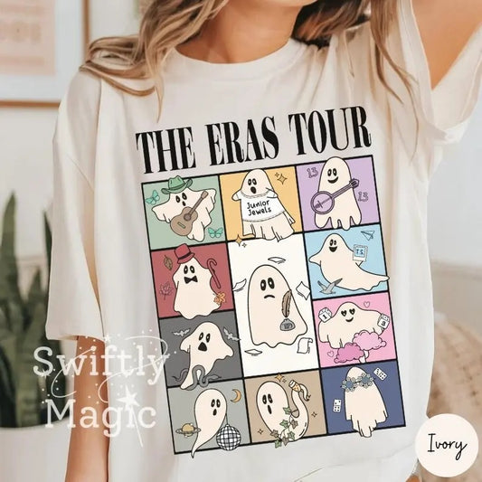 Ghosts Eras Tour Halloween Shirt | Cute Ghosts T-Shirt | Halloween Shirt | Spooky Season Shirt