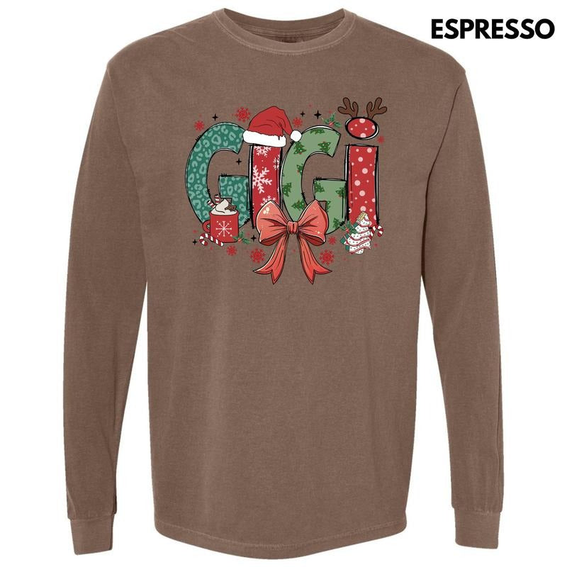 Gigi Jolly Theme Long Sleeve Comfort Colors T-Shirt 'NLB'