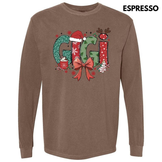 Gigi Jolly Theme Long Sleeve Comfort Colors T-Shirt 'NLB'