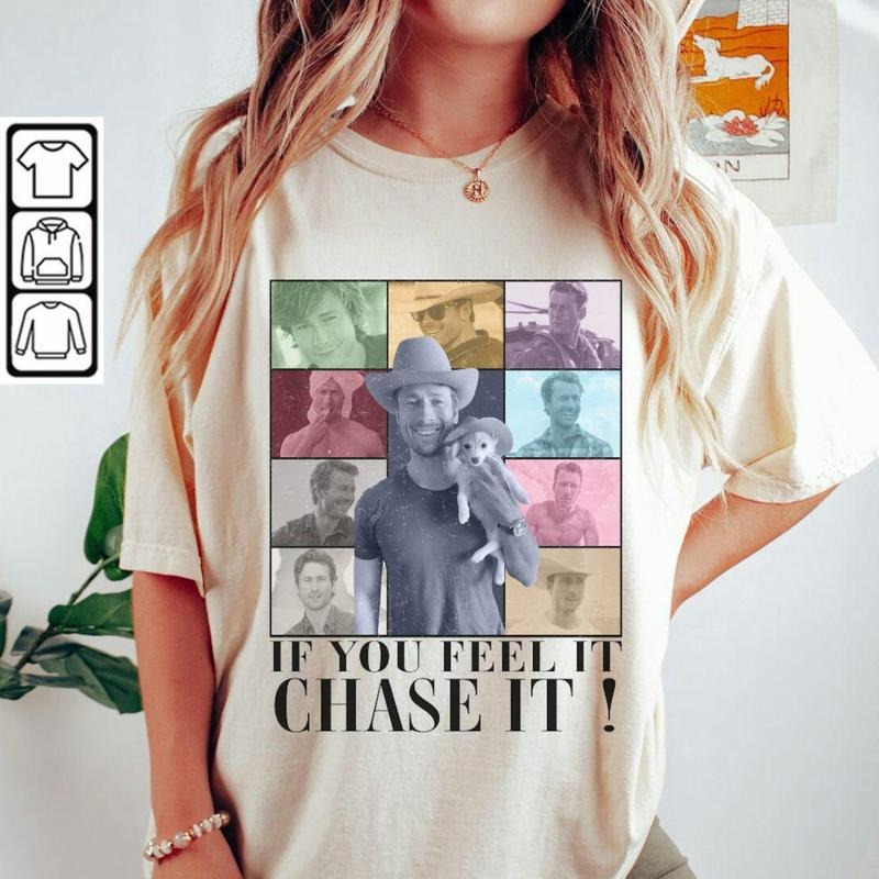 Glen Powell Cowboy Shirt, If You Eras Tour Vintage Western, Bootleg Inpired 90s Movie Trending Unisex Shirt, Vintage Graphic Tees