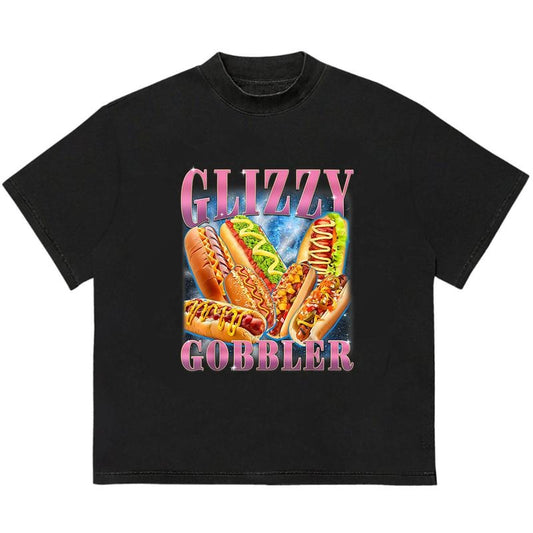 Glizzy Gobbler T-Shirt Essential Graphic Tees for Him and Her Classic 90s Retro