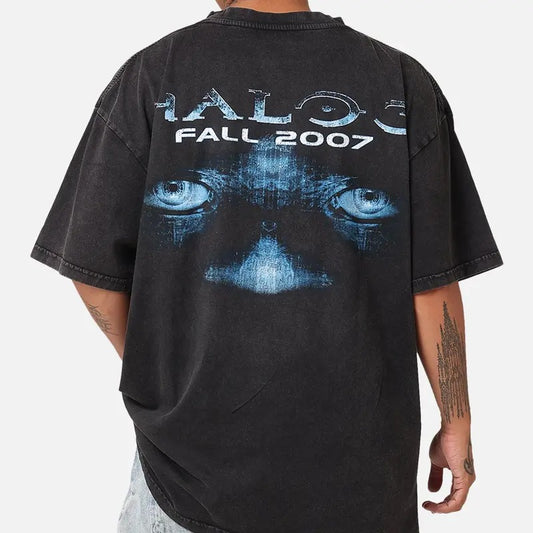 Goat Crew X Halo Halo 3 T-Shirt  Trending Movie T shirt Vintage 90s T-shirt gift for Movie fans gift for him gift for her unisex T-shirt Urbanwear Shirt Casual Fabric