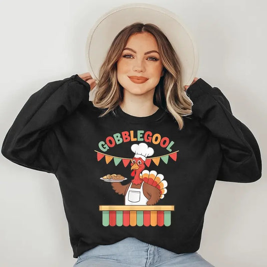 Gobblegool Turkey Thanksgiving Sweatshirt