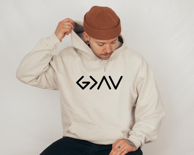 God Is Greater Than The Highs And Lows Sweatshirt Christian Hoodie Bible Jesus Lover Gift Faith Sweatshirt Jesus Shirt Christian Hoodie  sweater