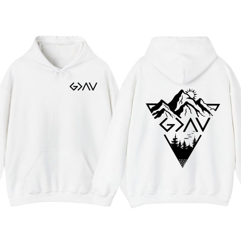 God is Greater Than the Highs and Lows Sweatshirt, Christian Hoodie, Bible Jesus Lover Gift, Faith Sweatshirt, Jesus Shirt, Christmas Gift