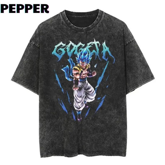 Gogeta Vintage Tee Menswear Top Underwear Streetwear