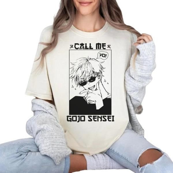 Gojo Satoru Jujutsu Kaisen Shirt Collection - Anime Manga Tee Tshirt Sweatshirt, Hoodie, Comfort Colors