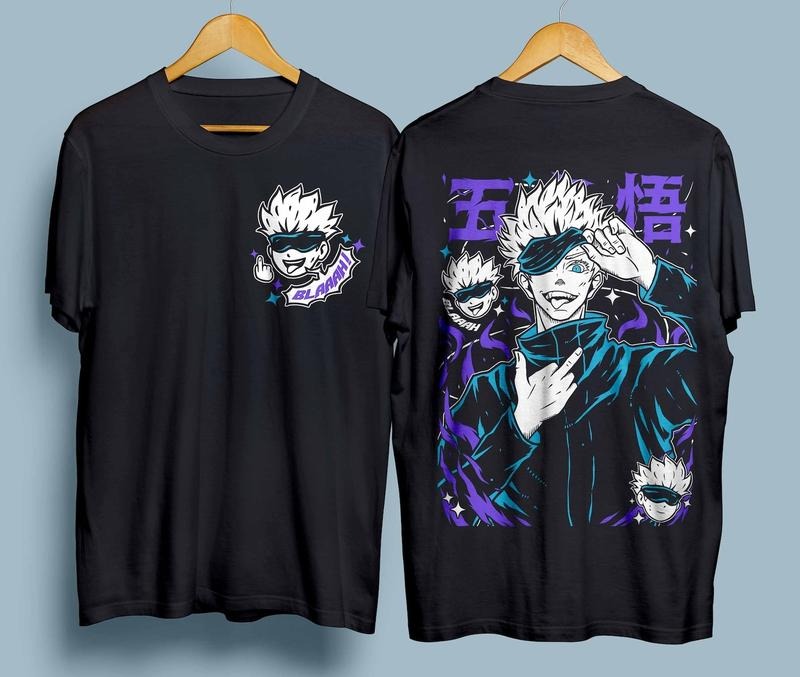 Gojo Satoru Shirt, Jujutsu Kaisen Shirt, Gojo Shirt, Gojo vs Sukuna Shirt, Anime Shirt, Gift For Him, Gift For Her, Unisex Shirtstyle{n002}2
