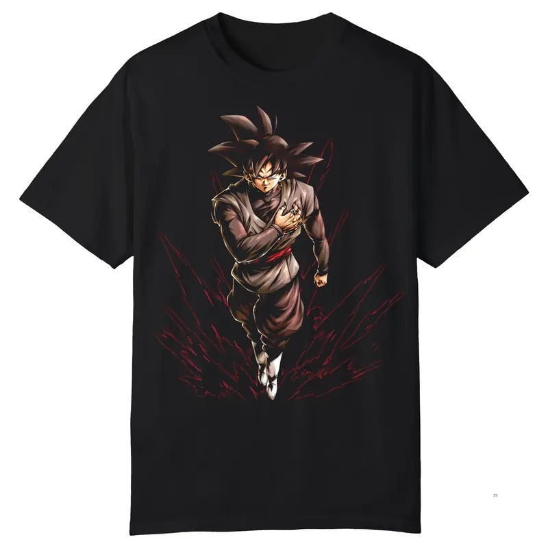 Goku Black Graphic T-Shirt, Dragon Ball Z Vintage Anime Shirt, Anime Shirt, Anime Manga Shirt, Gift For Fans Dragon Ball, Dragon Ball Anime Tee Gift For Menswear Top